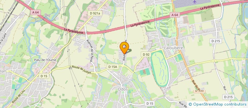 localisation de l'entreprise LA DEVINIERE  ODOS