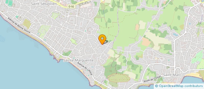 localisation de l'entreprise LA DEVINIERE à PORNICHET