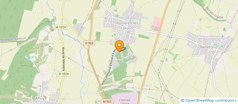 localisation de l'entreprise LA DIABLO  ASNIERES-LES-DIJON