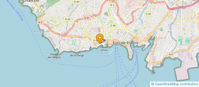 localisation de l'entreprise LA DIAMANTINE à FORT-DE-FRANCE
