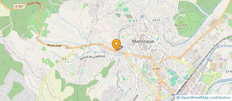 localisation de l'entreprise LA DIANE à MANOSQUE