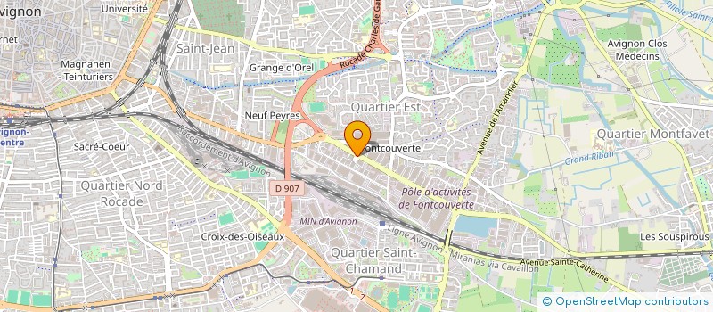 localisation de l'entreprise LA DIANE  AVIGNON