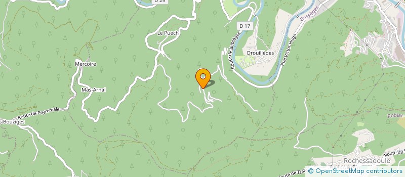 localisation de l'entreprise LA DIANE BORDEZACOISE  BORDEZAC