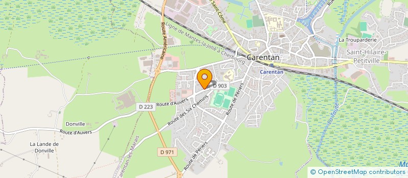 localisation de l'entreprise LA DIANE CARENTANAISE  CARENTAN-LES-MARAIS