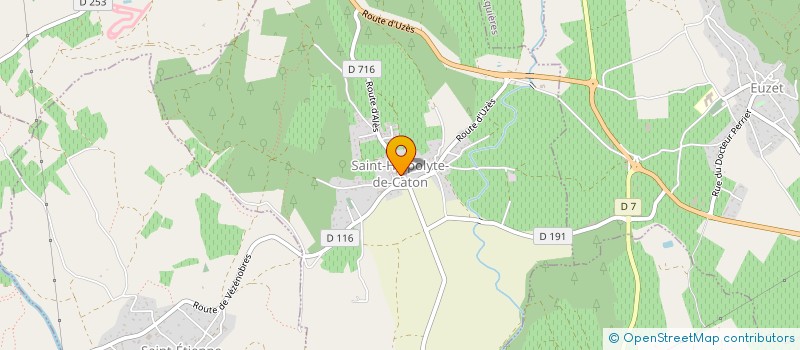 localisation de l'entreprise LA DIANE CATONAISE  SAINT-HIPPOLYTE-DE-CATON