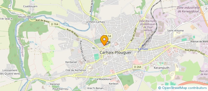 localisation de l'entreprise LA DIANE STE à CARHAIX-PLOUGUER