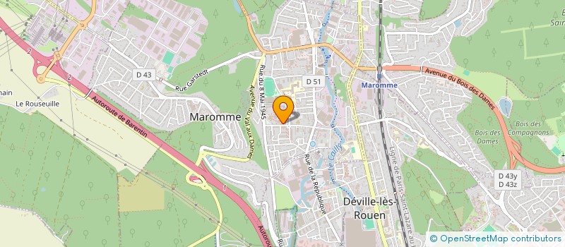 localisation de l'entreprise LA DIASPORA KONIA DE NORMANDIE  MAROMME