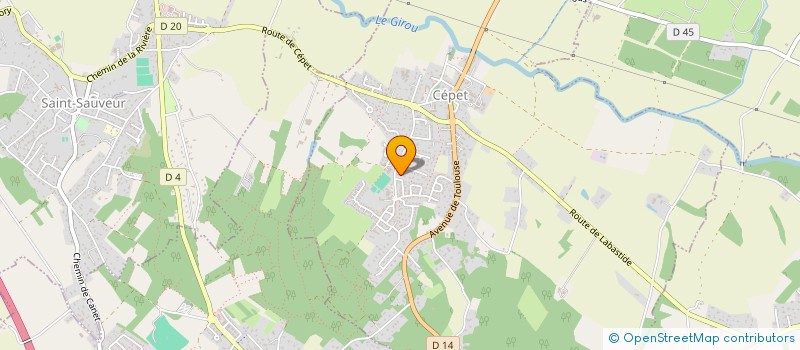 localisation de l'entreprise LA DIDE & CO  CEPET