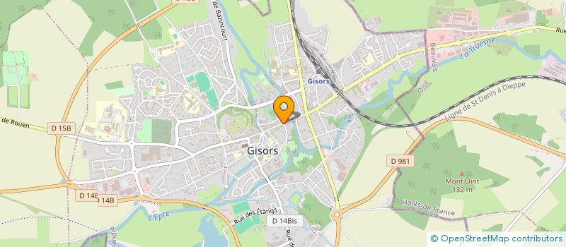 localisation de l'entreprise LA DIEPPOISE à GISORS