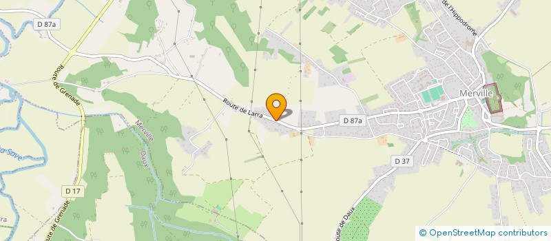 localisation de l'entreprise LA DIERANE SCI  MERVILLE