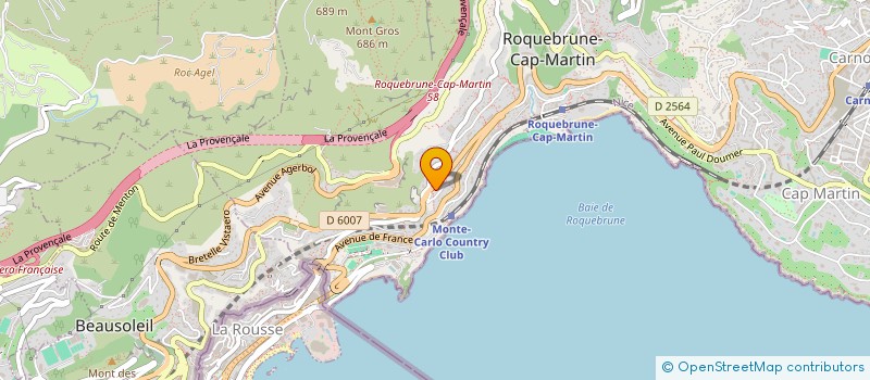 localisation de l'entreprise LA DIFF à ROQUEBRUNE CAP MARTIN