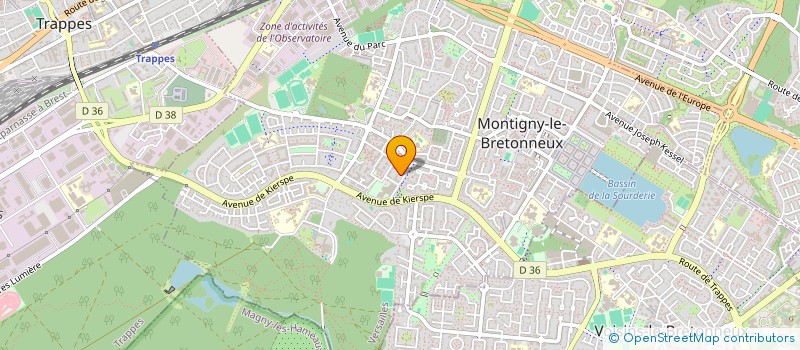 localisation de l'entreprise LA DIFFERENCE  MONTIGNY-LE-BRETONNEUX