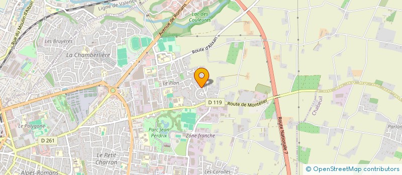 localisation de l'entreprise LA DIFFERENCE  VALENCE