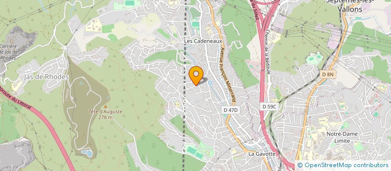 localisation de l'entreprise LA DIFFERENCE à LES PENNES-MIRABEAU