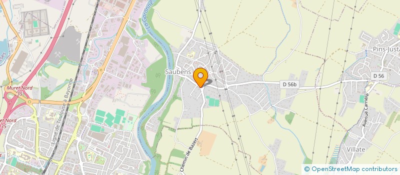 localisation de l'entreprise LA DIFFUSION LANGUES ET CULTURE  SAINT-CLAR-DE-RIVIERE