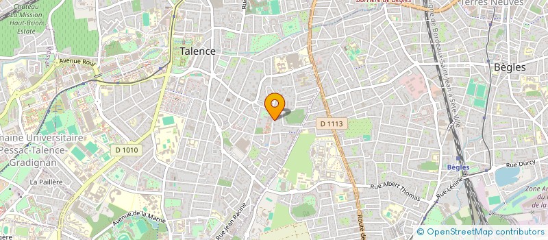 localisation de l'entreprise LA DIGITALE à BEGLES