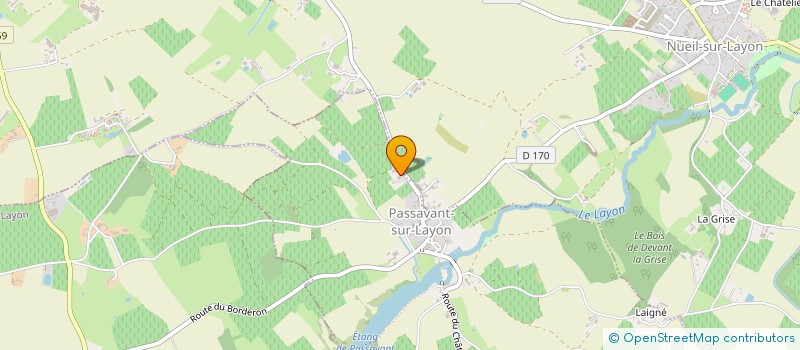 localisation de l'entreprise LA DIGNE A LOUP  PASSAVANT-SUR-LAYON