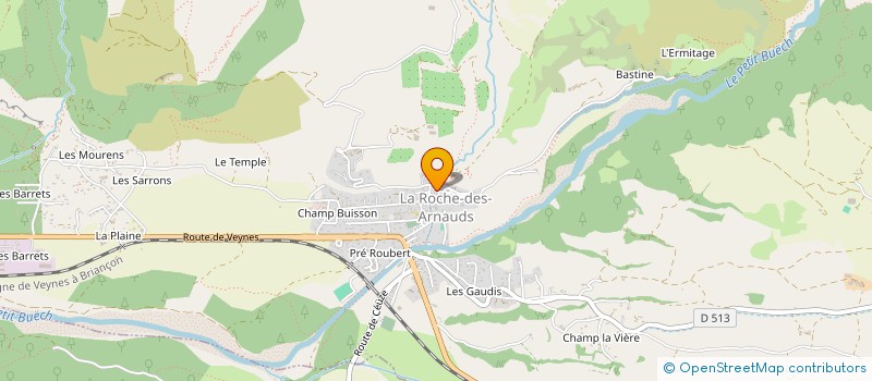 localisation de l'entreprise LA DIGUE  LA ROCHE-DES-ARNAUDS