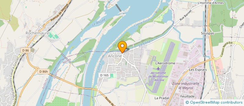 localisation de l'entreprise LA DIGUE  ANCONE