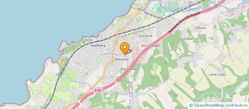 localisation de l'entreprise LA DIGUE à BIDART
