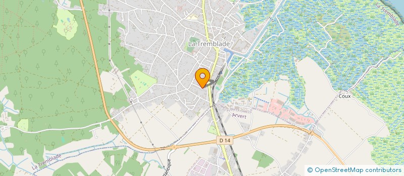 localisation de l'entreprise LA DIGUE  LA TREMBLADE