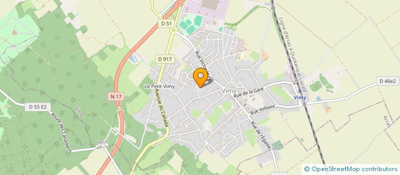 localisation de l'entreprise LA DIGUE DE L'ILE - 2006 à VIMY