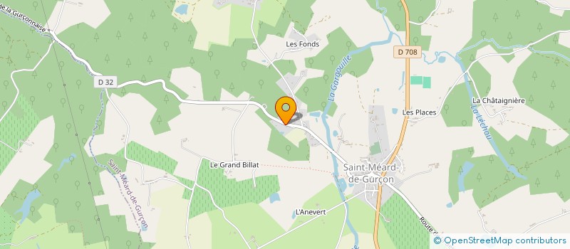 localisation de l'entreprise LA DIGUE SARL  CARSAC-DE-GURSON