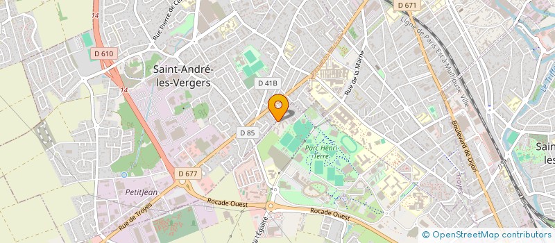 localisation de l'entreprise LA DILIGENCE  ROSIERES-PRES-TROYES