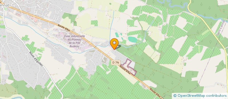 localisation de l'entreprise LA DILIGENCE  SAINT-CANNAT