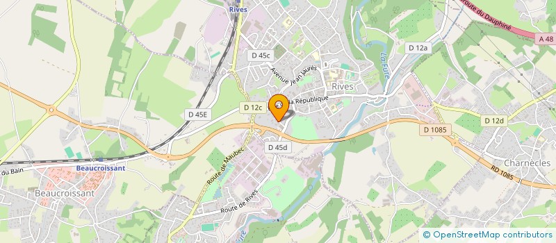 localisation de l'entreprise LA DILIGENCE  RIVES