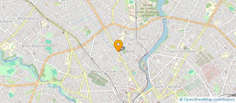 localisation de l'entreprise LA DILIGENCE à NANTES