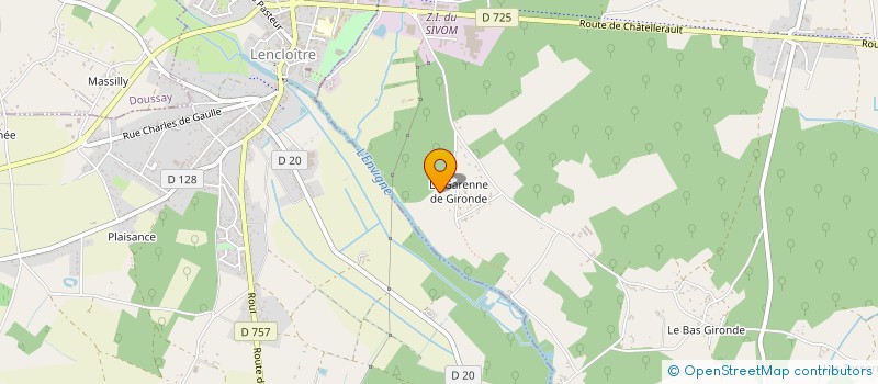 localisation de l'entreprise LA DILIGENCE  SAINT-GENEST-D'AMBIERE