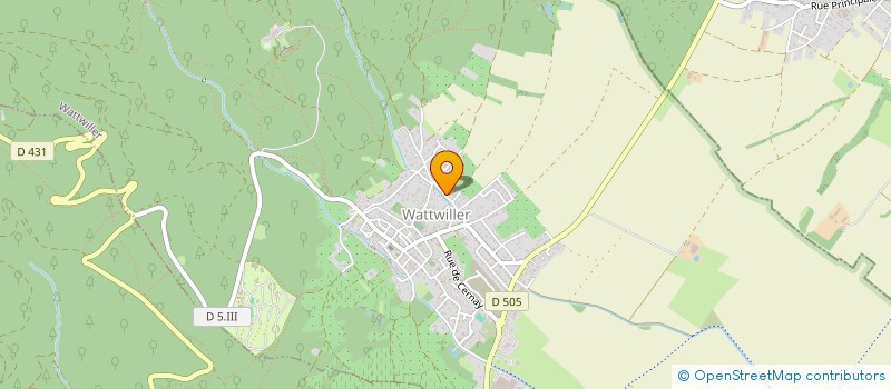 localisation de l'entreprise LA DILIGENTE  WATTWILLER