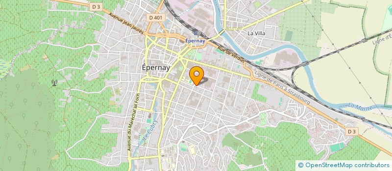 localisation de l'entreprise LA DIMALO à EPERNAY