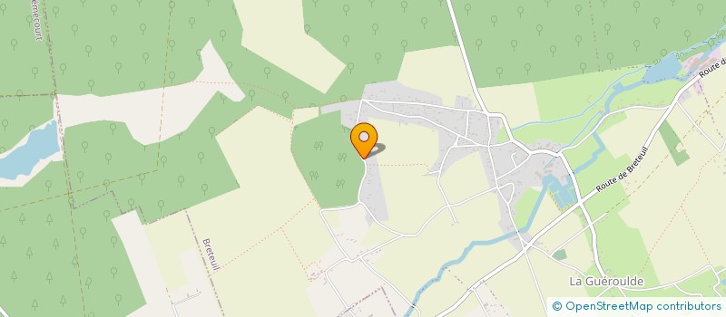 localisation de l'entreprise LA DIMIERE  LES BAUX-DE-BRETEUIL