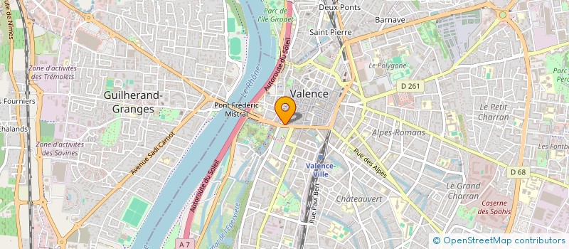 localisation de l'entreprise LA DINETTE  VALENCE