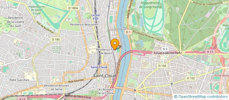 localisation de l'entreprise LA DISCRETE à SAINT-CLOUD