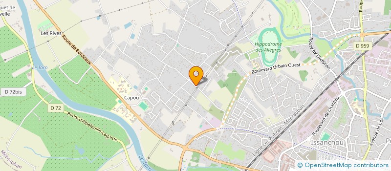 localisation de l'entreprise LA DISCRETION  MONTAUBAN