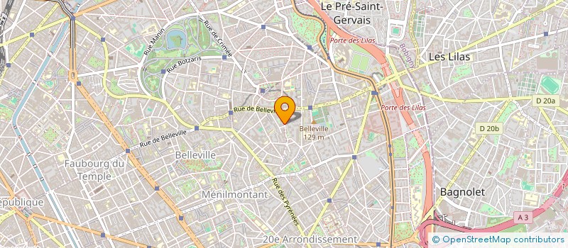 localisation de l'entreprise LA DISPUTE EDITIONS SOCIALES à PARIS