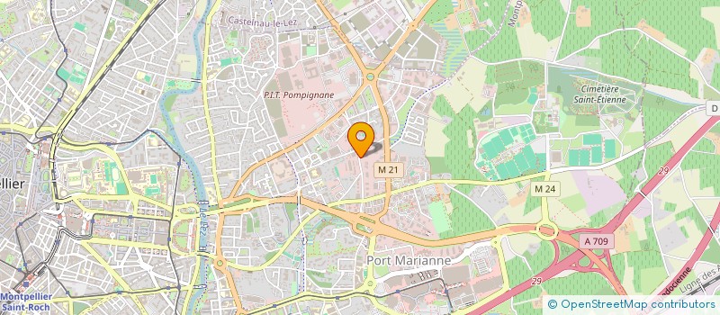 localisation de l'entreprise LA DISTILLERIE à MONTPELLIER
