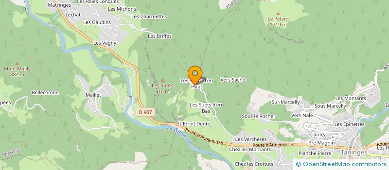 localisation de l'entreprise LA DISTILLERIE CREATIVE  TANINGES