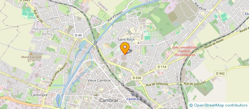 localisation de l'entreprise LA DISTILLERIE DE CAMBRAI à CAMBRAI