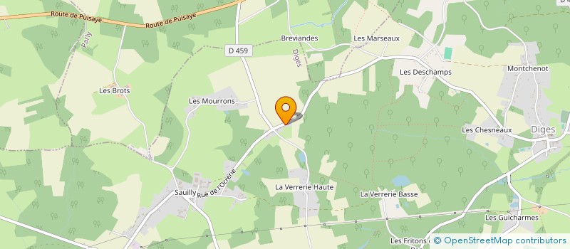 localisation de l'entreprise LA DISTILLERIE DE L'AUXERROIS  ESCAMPS