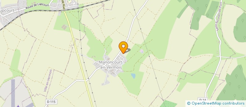 localisation de l'entreprise LA DISTILLERIE DU VERMOIS  MANONCOURT-EN-VERMOIS