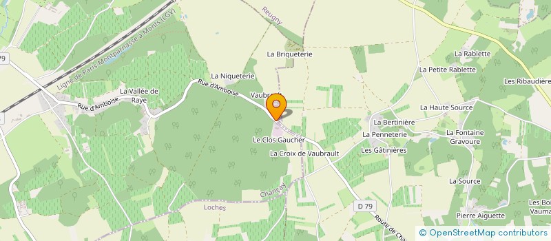 localisation de l'entreprise LA DISTILLERIE DU VOUVRAY  CHANCAY