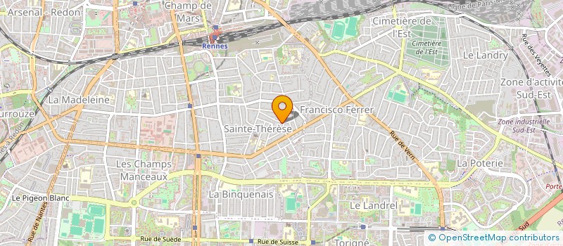 localisation de l'entreprise LA DISTORSION PARALLELE  RENNES