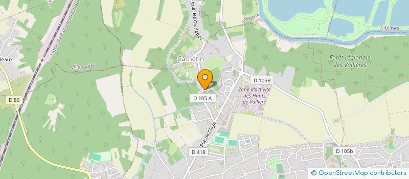 localisation de l'entreprise LA DISTRIBUTION BRIARDE à CARNETIN