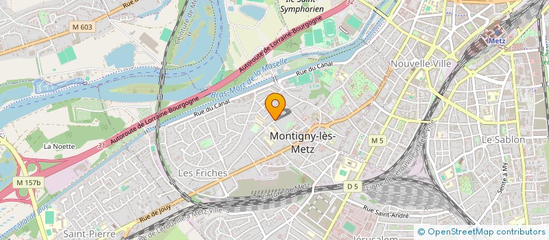 localisation de l'entreprise LA DISTRIBUTION HALIEUTIQUE FRANCAISE à MONTIGNY-LES-METZ