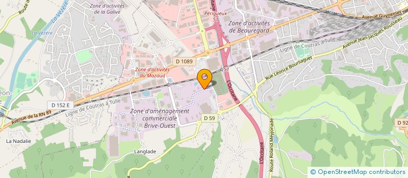 localisation de l'entreprise LA DISTRIBUTION MEDICALE à BRIVE-LA-GAILLARDE
