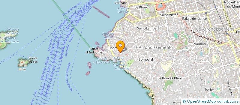 localisation de l'entreprise LA DIVA à MARSEILLE